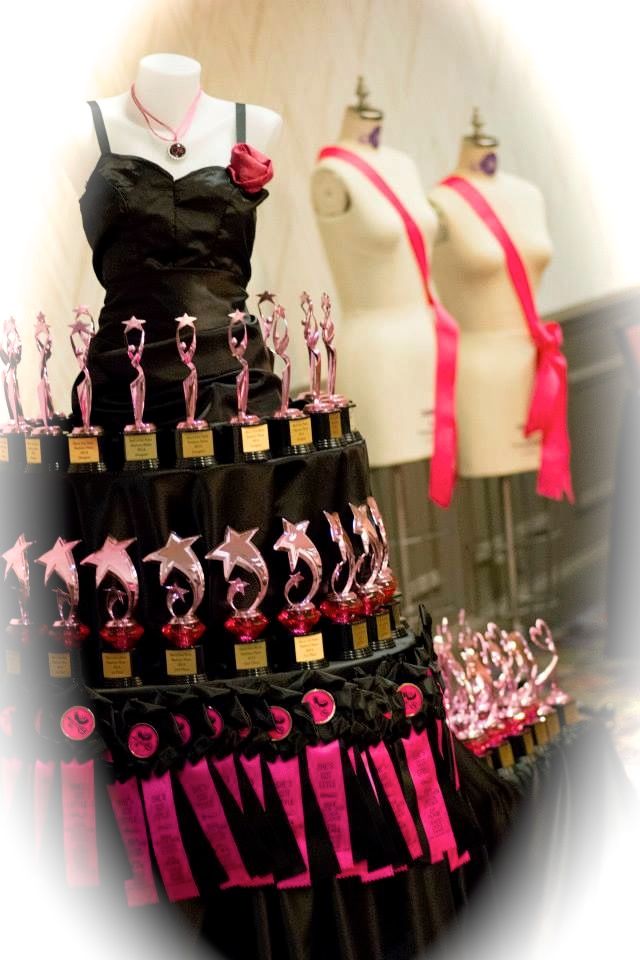 Our Trophy Display for our 2015 Fashion Show, "She's Got Style" celebrating Barbie's 55th!
