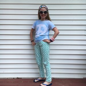 handmade fur leggings, kids can sew sewing camp