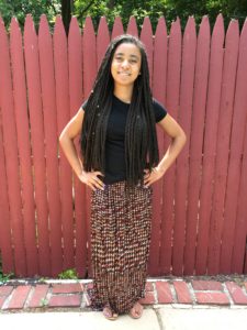 diy long maxi knit skirt