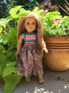 diy american girl doll top and skirt