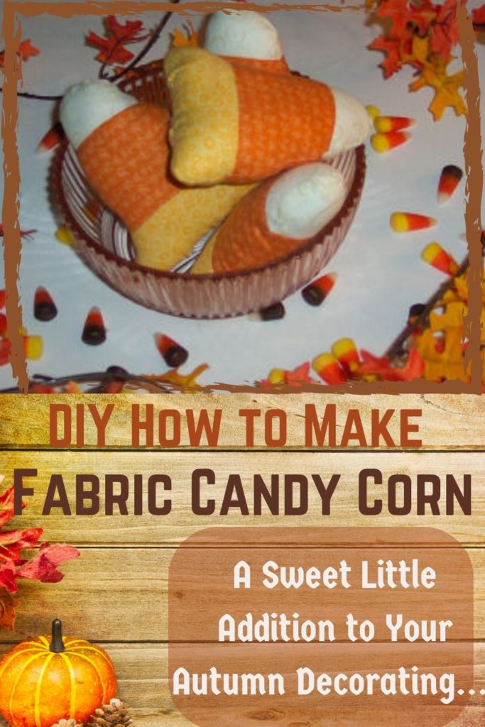 fabric candy corn