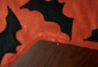 A Halloween stocking that is easy to sew and handmade