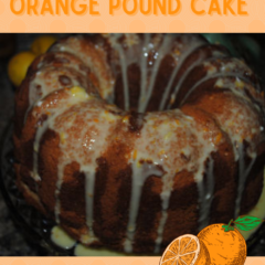 orange pound cake graphic
