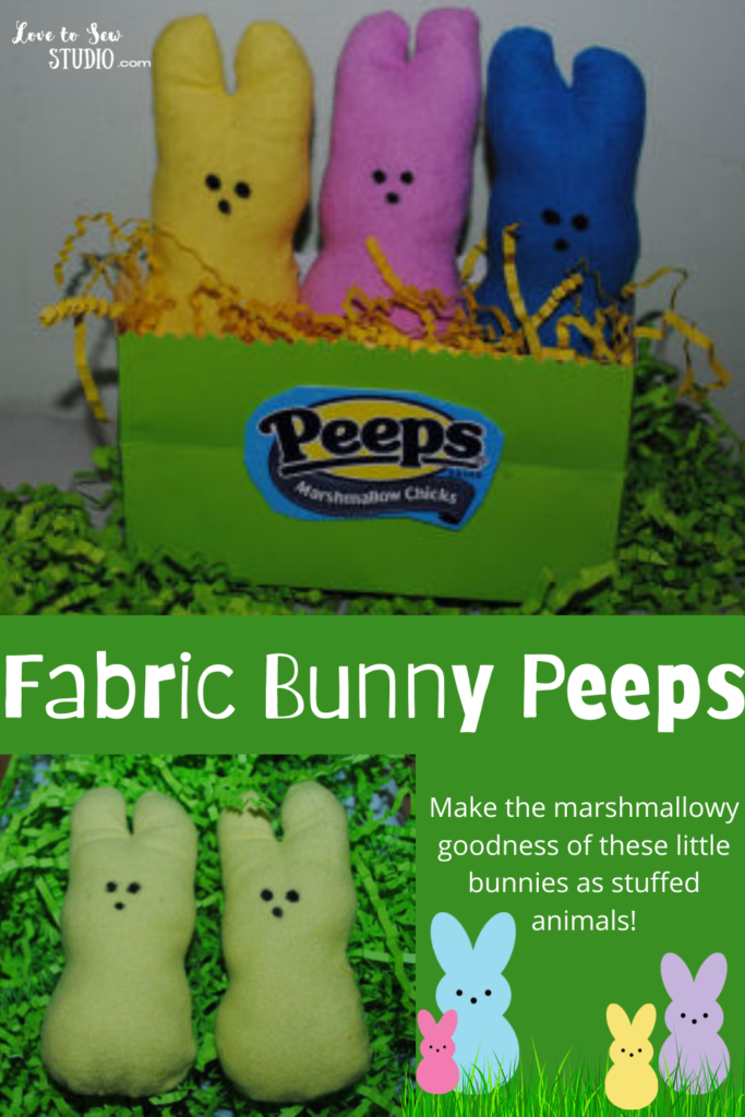 colorful peeps made from fabric