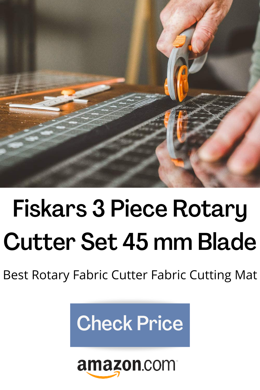  Fiskars Rotary Cutter 3-Piece Set - 45mm Blade Rotary