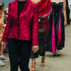 2022 fashion show line pretty in pink