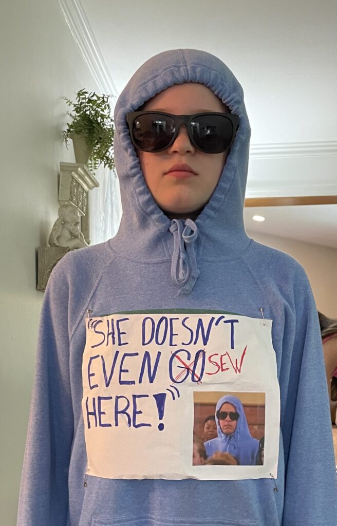 our solo winner for dressing up